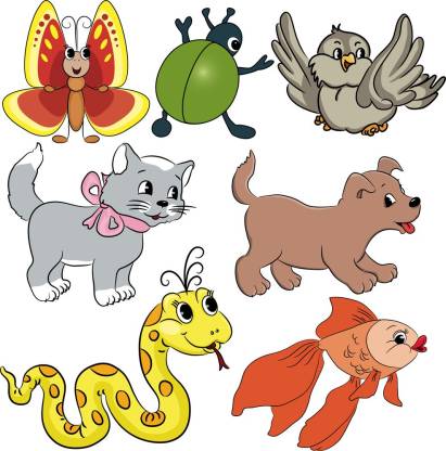 cute animals cartoon |poster for kids|alphabest poster Paper Print -  Educational posters in India - Buy art, film, design, movie, music, nature  and educational paintings/wallpapers at 