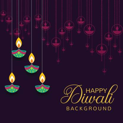 happy diwali background M |festival poster Paper Print - Decorative posters  in India - Buy art, film, design, movie, music, nature and educational  paintings/wallpapers at 