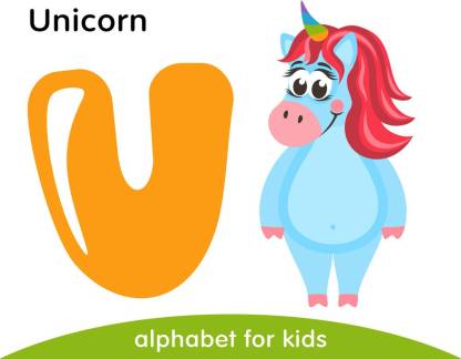 Alphabet U For Unicorn Sticker Poster Kids Learnig Poster Paper Print Educational Posters In India Buy Art Film Design Movie Music Nature And Educational Paintings Wallpapers At Flipkart Com