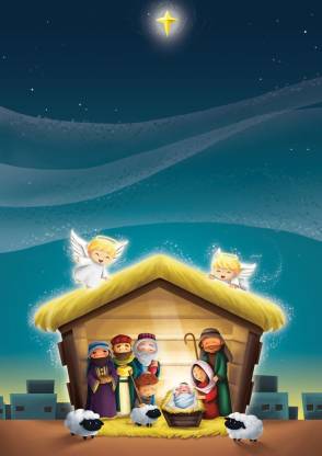 birth of Jesus Christ beautifull posters quotes for loveones poster for  room(no need tape,size:12x18 inch) Paper Print - Animation & Cartoons  posters in India - Buy art, film, design, movie, music, nature
