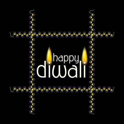 black background diwali |festival poster|diwali poster|poster for diwali|diya  poster|dia poster|rangoli poster|poster for home,gym,office||sticker paper  poster Paper Print - Religious posters in India - Buy art, film, design,  movie, music, nature and ...