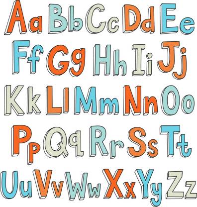 capital and small english alphabet chart learning charts for kids ...