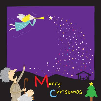 Template Christmas Sticker Poster|Religious poster|christian religion ...
