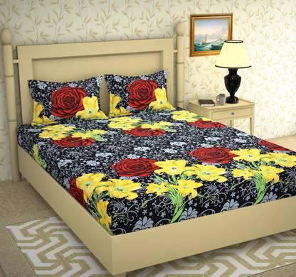 Optra 164 Tc Microfiber Double King Floral Bedsheet Buy Optra 164 Tc Microfiber Double King Floral Bedsheet Online At Best Price In India Flipkart Com