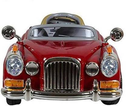 Ayaan Toys Ride On Battery Operated Vintage Kids Car With Remote Control For 1 To 4 Years Child Off White Car Battery Operated Ride On Price In India Buy Ayaan Toys