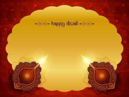 golden happy diwali Sticker Poster|Diwali Poster Paper Print - Religious  posters in India - Buy art, film, design, movie, music, nature and  educational paintings/wallpapers at 