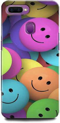 grafiqe back cover for oppo f9 emoji