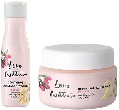 love nature nourishing face cream with organic oat & goji berry