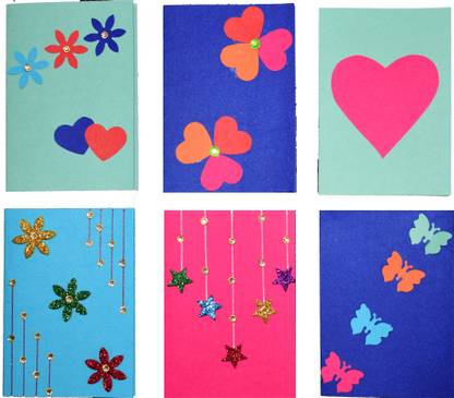 Aanyacentric Handmade Multipurpose A7 Size Small 6nos Mini Greeting Card Price In India Buy Aanyacentric Handmade Multipurpose A7 Size Small 6nos Mini Greeting Card Online At Flipkart Com