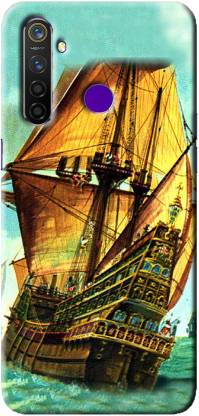 NDCOM Back Cover for Oppo Realme 5s Sinking Ship Printed