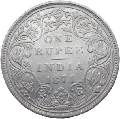 Coinbazzar 1 Rupee Silver Coin 1874 British India Queen Victoria Medieval Coin Collection Price In India Buy Coinbazzar 1 Rupee Silver Coin 1874 British India Queen Victoria Medieval Coin Collection Online At Flipkart Com
