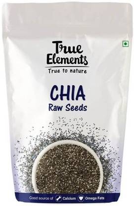 True Elements Raw Chia Seeds for Weight Loss. High in Calcium