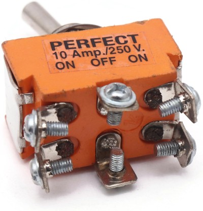 Toggle Switch 10A @ 250V Screw Dpst 
