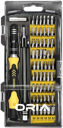 60 in 1 with 56 Bits Precision Screwdriver Kit Flexible Shaft Magnetic Driver Kit Professional Repair Tool Kit for 8 8 Plus/Smartphone/Game Console/Tablet AMIR ORIA Screwdriver Set 