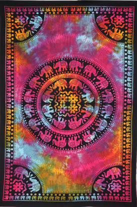 multicolor tapestry