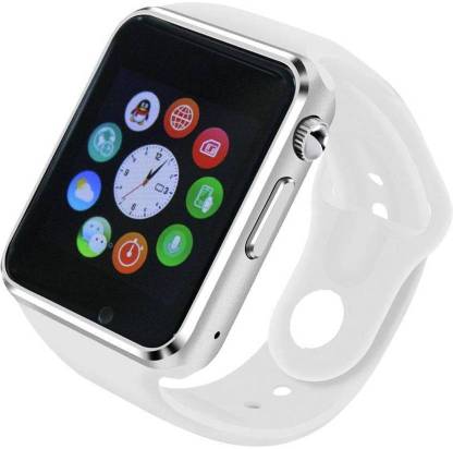 GSM A1 white smartwatch 4G with bluetooth Smartwatch