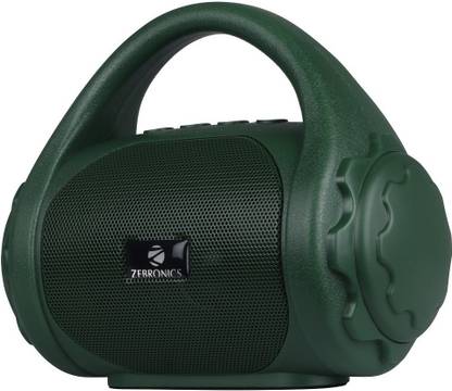 ZEBRONICS Zeb-County 3 W Bluetooth Speaker  (Green, Mono Channel)