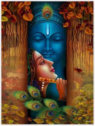 Art Amori Beautiful Radha Krishna Sparkle Coated Self Adesive Painting Without Frame Digital Reprint 24 Inch X 18 Inch Painting Price In India Buy Art Amori Beautiful Radha Krishna Sparkle Coated