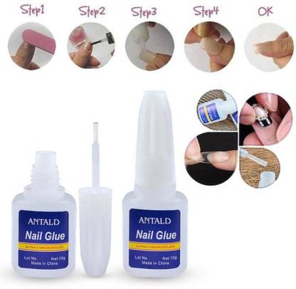 A 1 Top Strong Brush on Nail Glue for Acrylic Nails Fake With Glitter Gum -  Price in India, Buy A 1 Top Strong Brush on Nail Glue for Acrylic Nails Fake