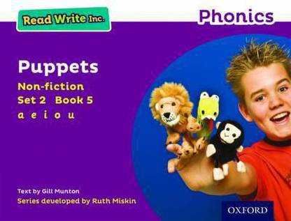Read Write Inc. Phonics: Purple Set 2 Non-fiction 5 Puppets: Buy Read ...