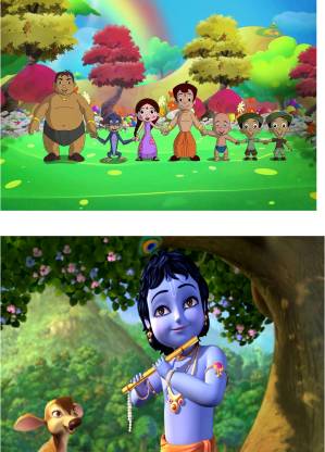 Cartoon poster | Chhota Bheem|Poster| Poster Combo | Decorative Poster-High  Resolution -300 GSM- (18x12) Paper Print - Decorative posters in India -  Buy art, film, design, movie, music, nature and educational  paintings/wallpapers