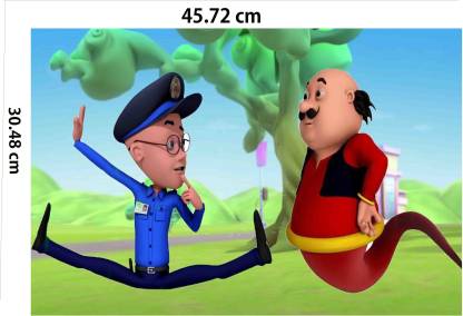 Motu Patlu-Cartoon Series-Poster For Kids Room-High Resolution - 300 GSM -  Glossy/Matte/Art Paper Print - Animation & Cartoons posters in India - Buy  art, film, design, movie, music, nature and educational paintings/wallpapers