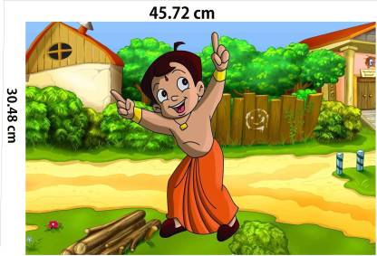 Chota Bheem Cartoon Poster-High Resolution - 300 GSM - Glossy/Matte/Art  Paper Print - Animation & Cartoons posters in India - Buy art, film,  design, movie, music, nature and educational paintings/wallpapers at  