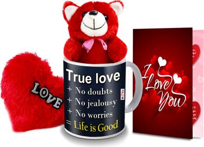 ME&YOU Mug, Soft Toy, Greeting Card Gift Set