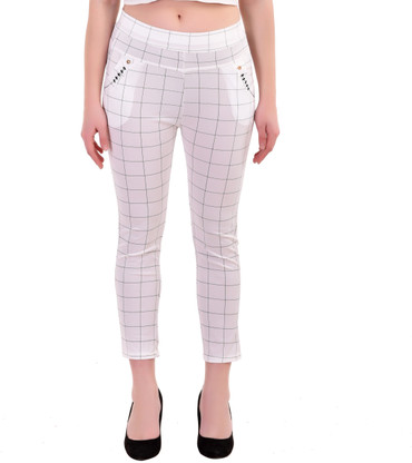 Vriaane White Jegging Price in India 