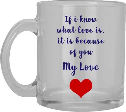 RADANYA If I Know What Love Is,It Is Because Of You My Love Quote Printed