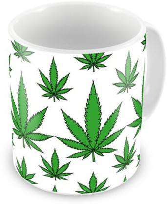 World's Dopest Dad Weed Marijuana Leaf Mug Coffee Mug Gift Tea Cups Mug