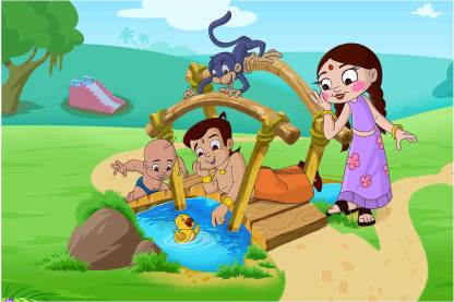 Chhota Bheem Cartoon Poster-Kids Poster|Chota Bheem And Friends PosterHigh  Resolution Paper Print - Animation & Cartoons posters in India - Buy art,  film, design, movie, music, nature and educational paintings/wallpapers at  