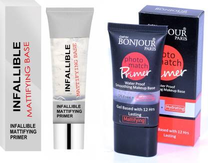 BONJOUR PARIS Face Makeup Base Primer Perfect Cover,Skin Flawless and Pore Minimize Primer  - 55 ml