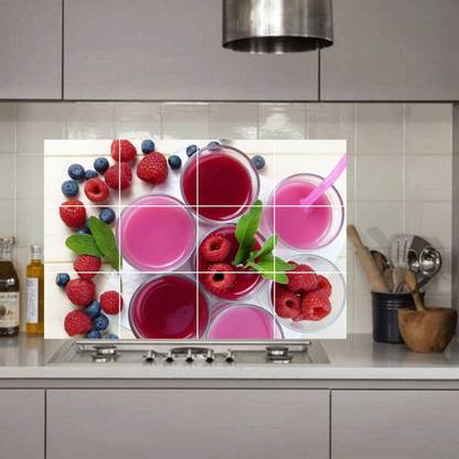 JNM Enterprise 80 cm Waterproof Kitchen Wallpaper/Wall Sticker Multicolour  - Kitchen Wall Coverings Area (80Cm X 50Cm) Self Adhesive Sticker Price in  India - Buy JNM Enterprise 80 cm Waterproof Kitchen Wallpaper/Wall
