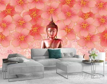 Decor now Religious Pink Wallpaper Price in India - Buy Decor now Religious  Pink Wallpaper online at 