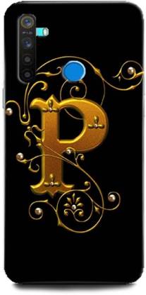 GRAFIQE Back Cover for Realme 5i/ P Name Back Cover, P Letter Symbols, P  Letter, P Alphabet - GRAFIQE : 