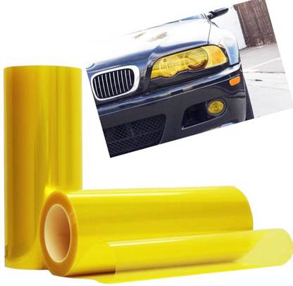 EliteAuto Transparent Yellow Colored Headlight/Tail Light ...