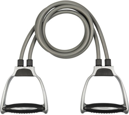 latex tube exerciser with d handles
