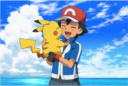 Pokemon Cartoon|Pikachu Poster-Cartoon Poster-Decorative poster-High Resolution - 300 GSM - Glossy/Matte/Art Paper Print - Animation & Cartoons posters in India - Buy art, film, design, movie, music, nature and educational paintings/wallpapers at Pokemon Cartoon|Pikachu Poster-Cartoon Poster-Decorative poster-High Resolution - 300 GSM - Glossy/Matte/Art Paper Print - Animation & Cartoons posters in India - Buy art, film, design, movie, music, nature and educational paintings/wallpapers at