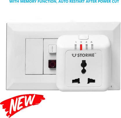 STORME Automatic Cut off Timer 6 A Three Pin Socket STORME Sockets