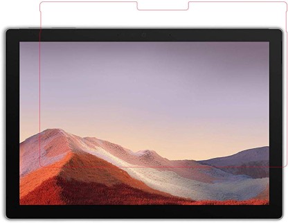 Freundliches Berühren Ultra klar Hochsensibel Anti-Scratch für Microsoft Surface Pro 7-12.3 Zoll geeignet Gehärtetes Glas MEGOO Surface Pro 7 Screenschutzfolie 