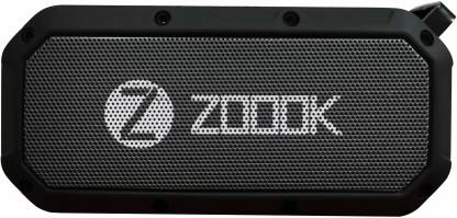Zoook Bass Warrior Portable Wireless Bluetooth Speaker with Mic (Black)