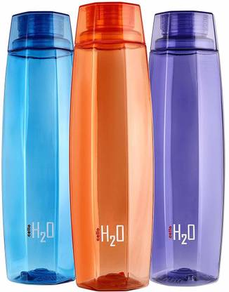Cello H2o Octa 1 Litre Water Bottle Set Of 3 Multi 1000 Ml Bottle Buy Cello H2o Octa 1 Litre Water Bottle Set Of 3 Multi 1000 Ml Bottle Online At