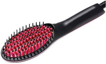 Luchila Fast Hot Hair Straightener Comb Brush Fast Hair Straightener Flat Flattening Electric Brush W Temp