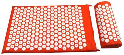 Ever Mall Acupressure Mat and Pillow Set for Back and Neck Pain Relief and Muscle Relaxation Multicolor 6 mm Accupressure Mat
