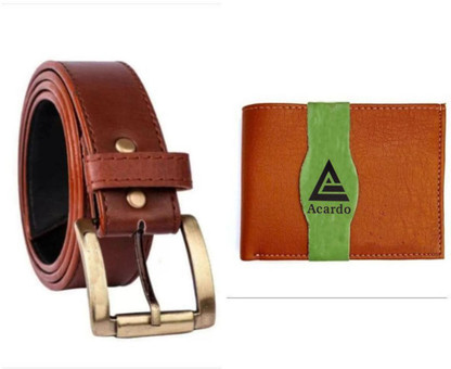 ACARDO Wallet \u0026 Belt Combo Price in 