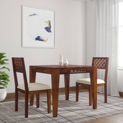 Chairs Solid Wood 2 Seater Dining Set, Dining Table Chairs Set Of 2