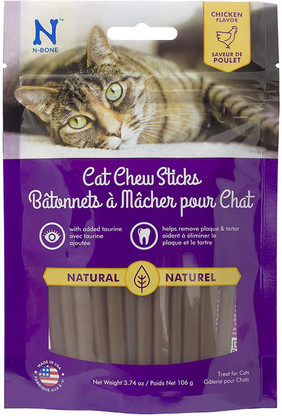 cat rawhide chew
