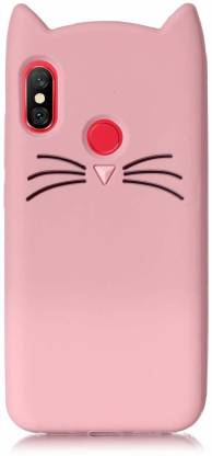 Dream2Cool Book Cover for Xiaomi Redmi 6 Pro Billi Cartoon Mustache Cat  Kitty Case Cover - Dream2Cool : 