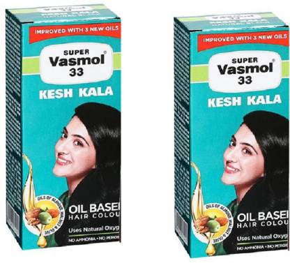 VASMOL Kesh-Kala-Oil-Based-Hair-Colour pack of 2 , Greay - Price in India,  Buy VASMOL Kesh-Kala-Oil-Based-Hair-Colour pack of 2 , Greay Online In  India, Reviews, Ratings & Features 